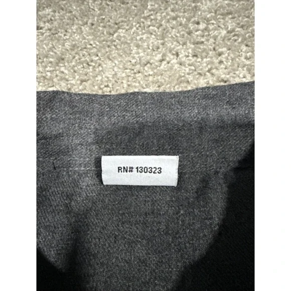 DC Apparel Button Down Long Sleeve Men's Shirt 2XL Gray Red - Picture 13 of 14